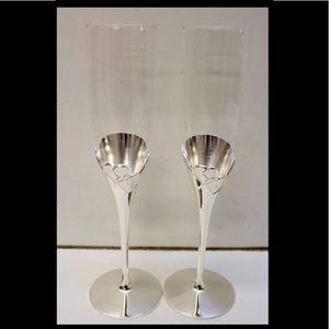 IOB Lenox True Love Pair Champagne Flutes